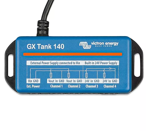 Victron GX Tank 140 Tank Monitoring f/4-20 MA, 1-10VDC Sensors - Monitors Up to 4 Sensors *Sensor Not Included