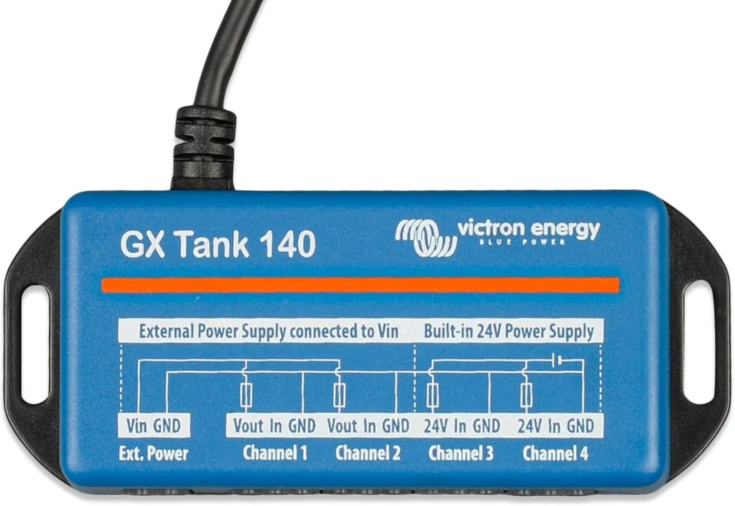 Victron GX Tank 140 Tank Monitoring f/4-20 MA, 1-10VDC Sensors - Monitors Up to 4 Sensors *Sensor Not Included