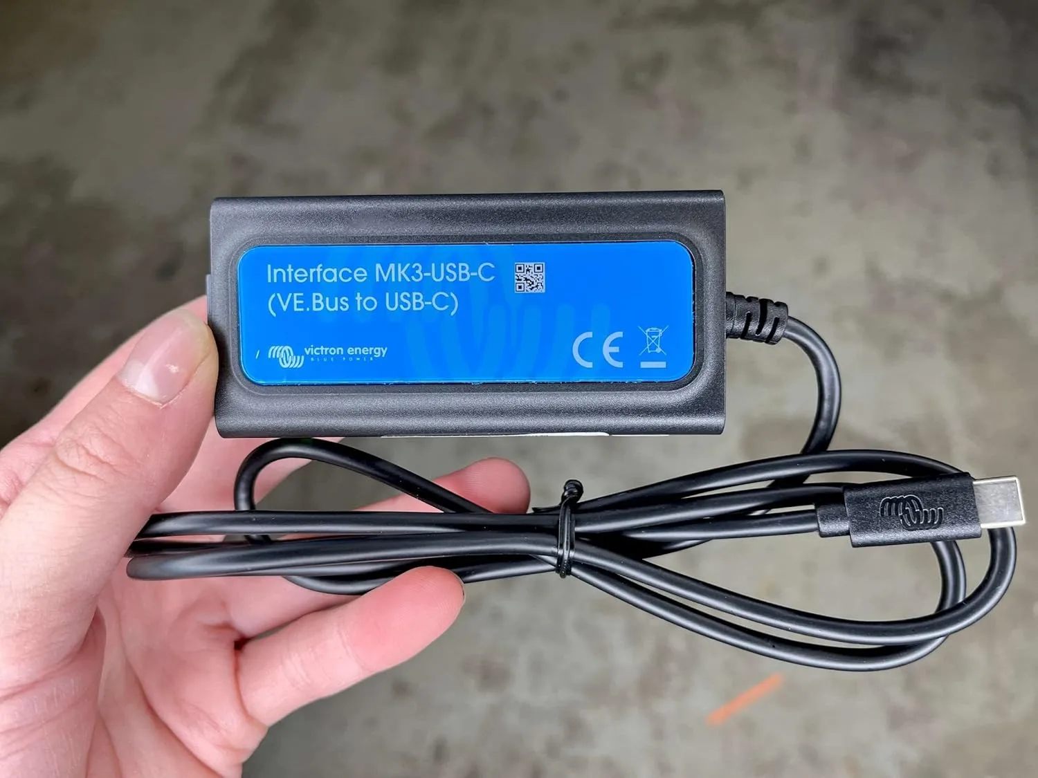 Victron Energy MK3-USB-C Interface – VE.Bus to USB-C Cable for GX Device Configuration