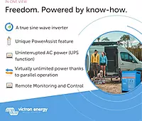 Victron Energy MultiPlus 12V 3000VA Inverter/Charger