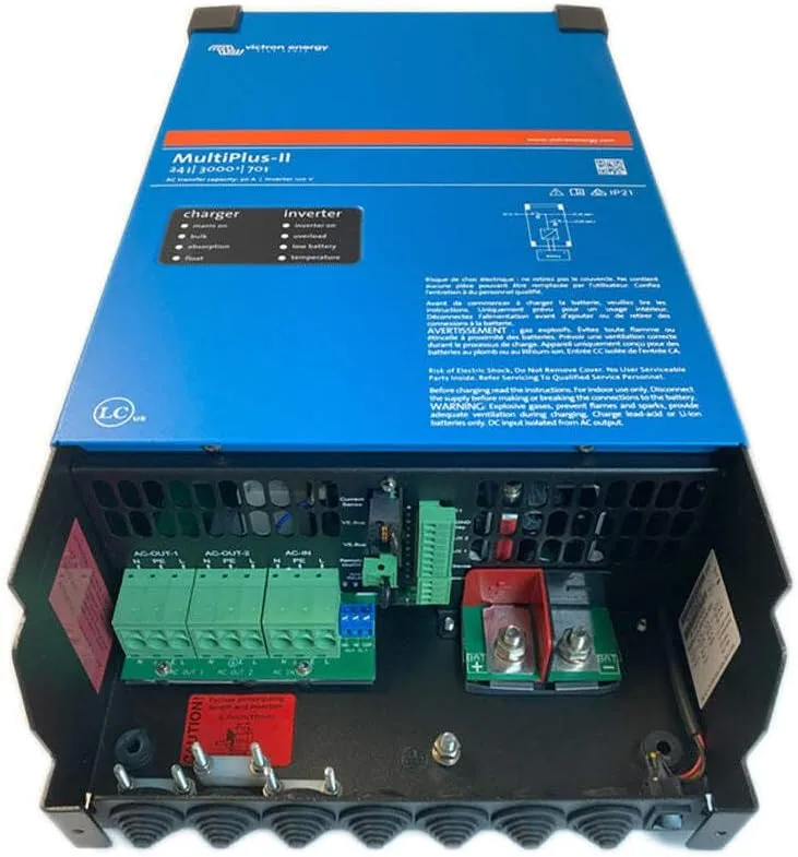 Victron Energy MultiPlus-II Pure Sine Wave Inverter Charger, UL-Certified, 120V