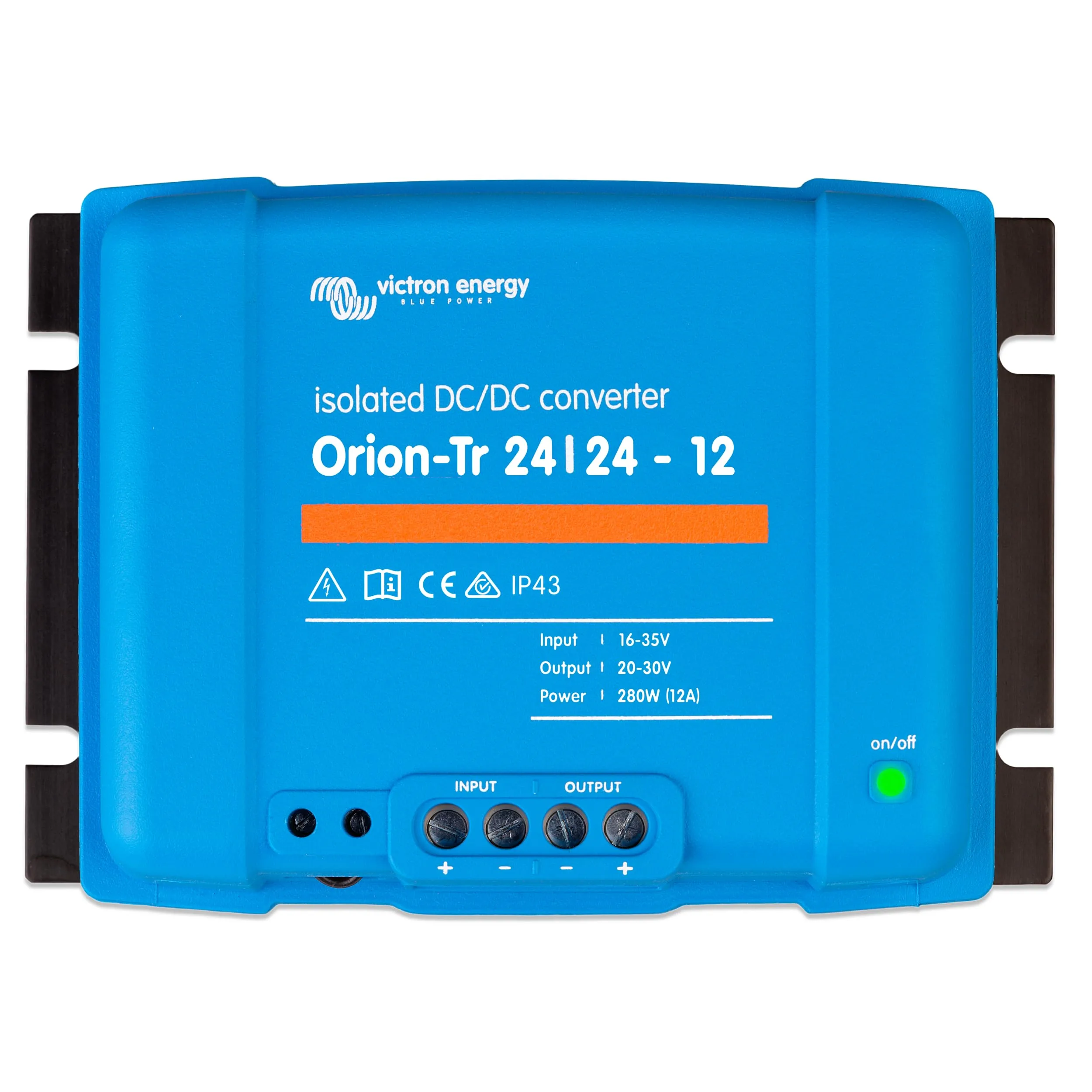 Victron Energy Orion-Tr DC to DC Converter - 24/24-Volt 12 amp 280-Watt - IP43 Protected - for Dual Battery Systems