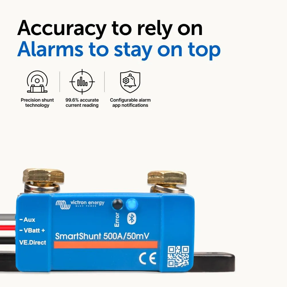 Victron Energy SmartShunt IP65 Bluetooth Battery Monitor