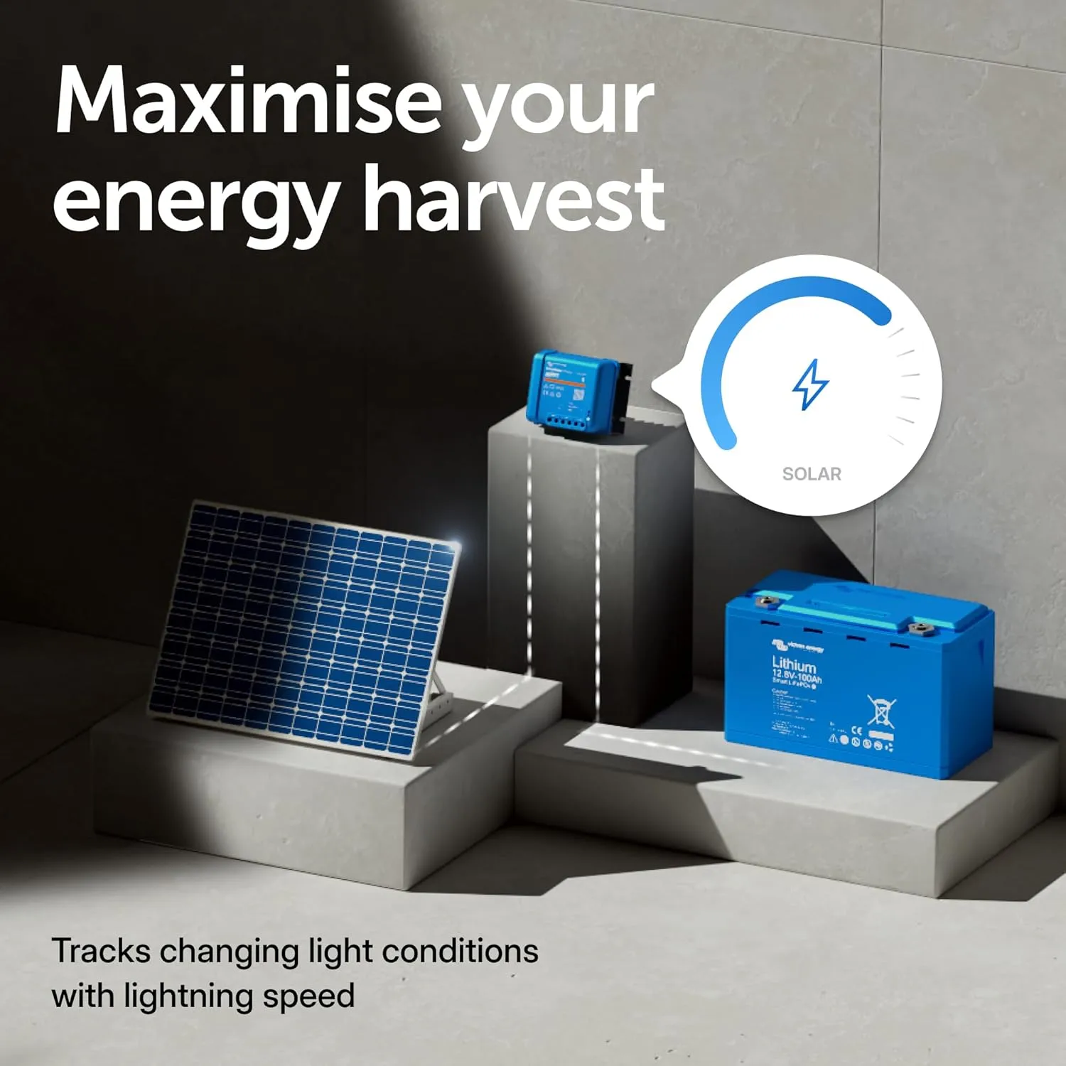 Victron Energy SmartSolar MPPT Solar Charge Controller (Bluetooth) - Charge Controllers for Solar Panels - 100V, 20 amp