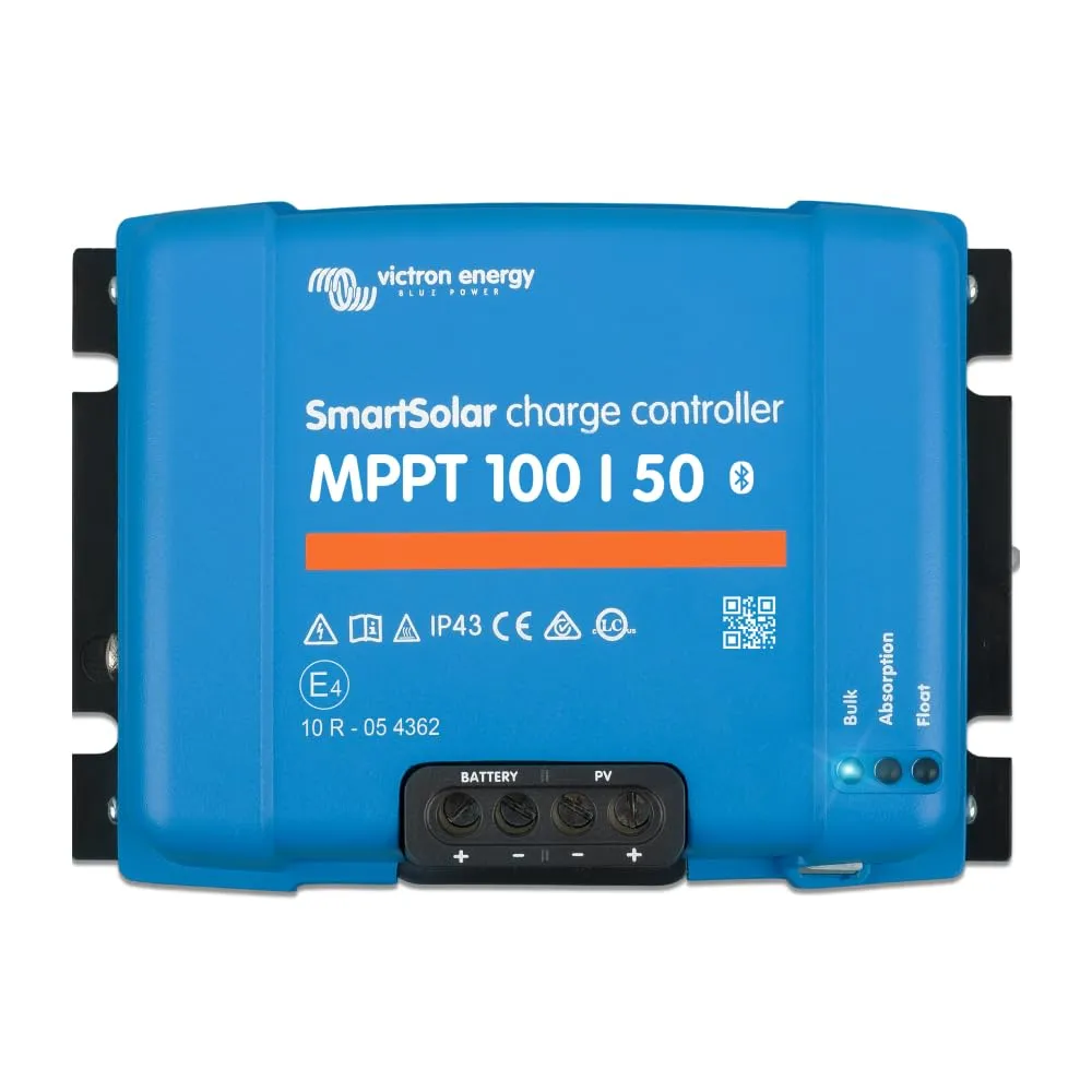 Victron Energy SmartSolar MPPT Solar Charge Controller (Bluetooth) - Charge Controllers for Solar Panels - 100V, 50 amp
