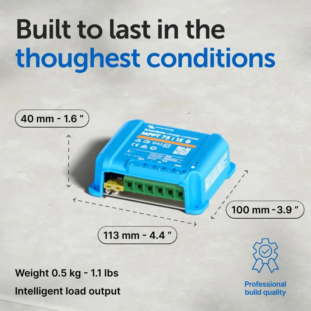 Victron Energy SmartSolar MPPT Solar Charge Controller (Bluetooth)
