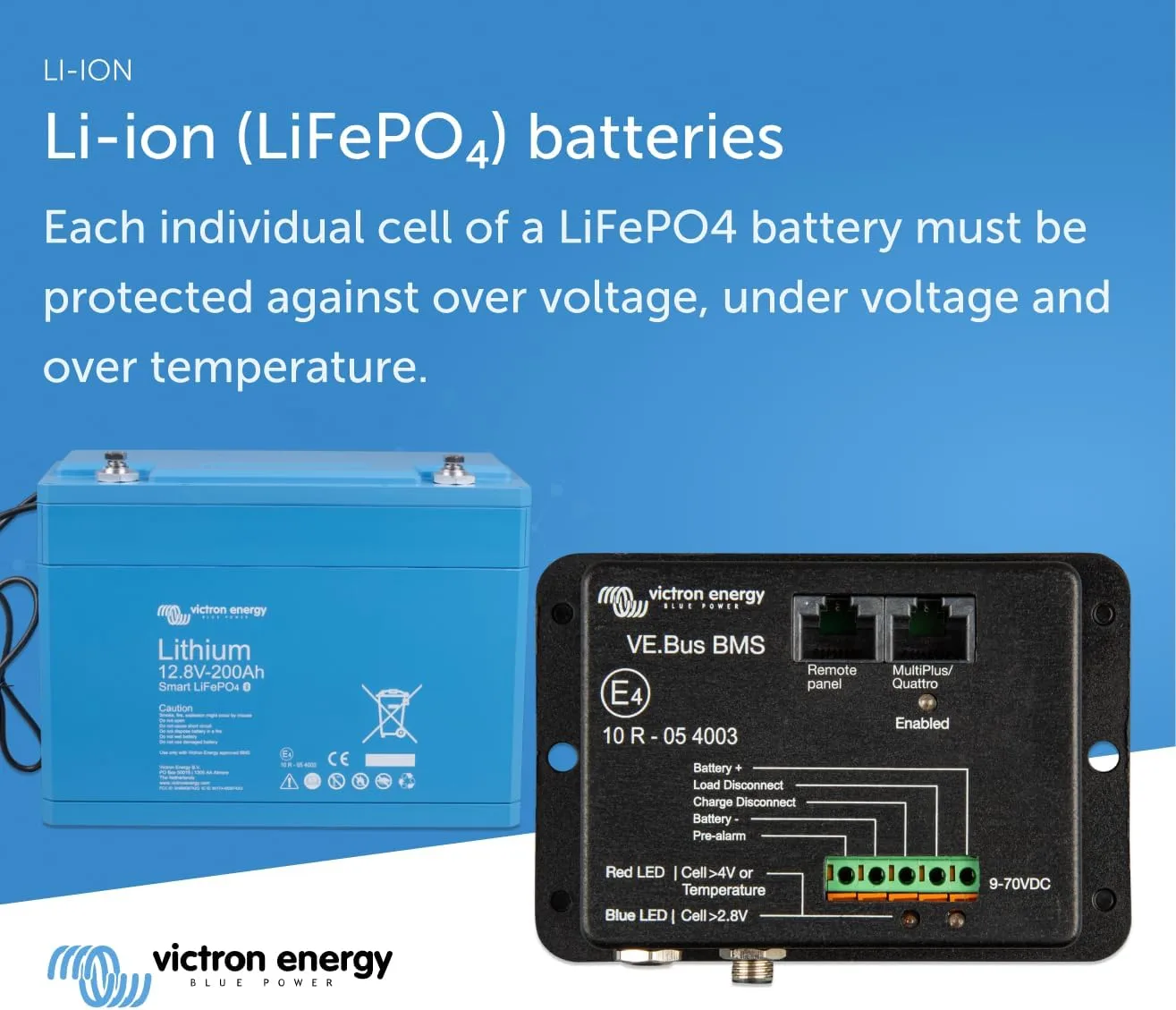 Victron Energy VE.Bus BMS Battery Management System 12-48VDC