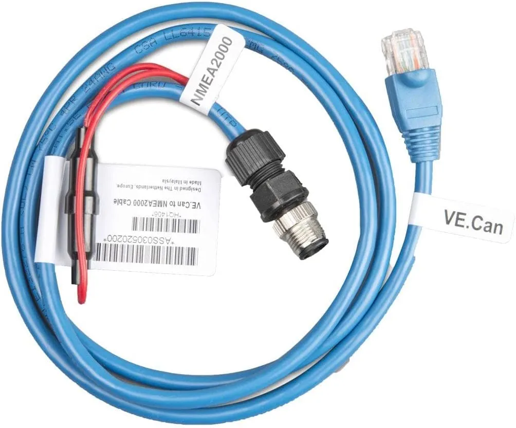 Victron Energy VE.Can to NMEA 2000 micro-C male cable