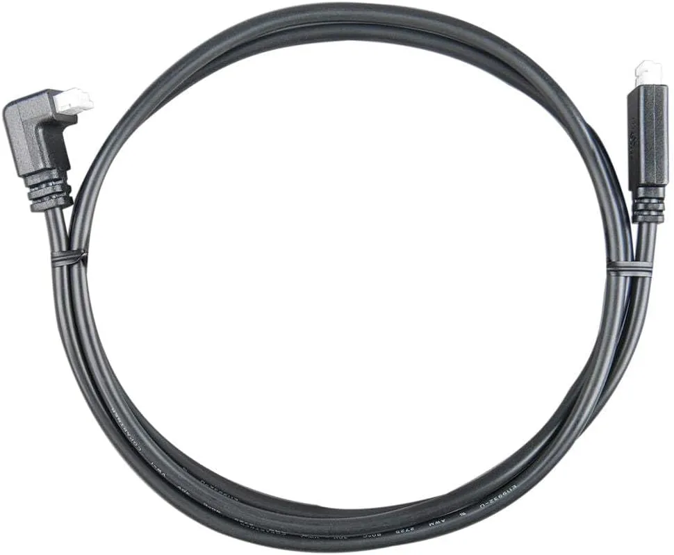 Victron Energy VE.Direct Cable, 0.98 ft (one side Right Angle Connector)