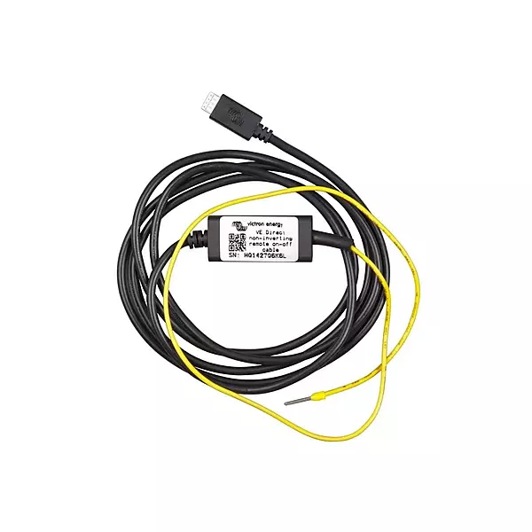 Victron Energy VE.Direct Non-Inverting Remote On-Off Cable – Enables Direct Remote Control of Compatible Battery Systems