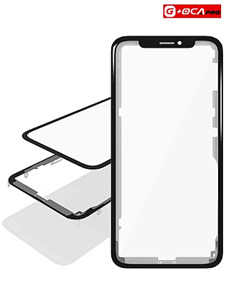 Vidrio Frontal para iPhone 11 - (Front Glass + Frame + Oca Pro) Vidrio Frontal para iPhone 11 - (Front Glass + Frame + Oca Pro)