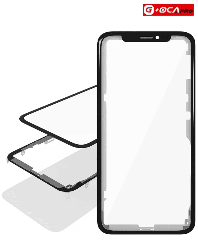 Vidrio Frontal para iPhone 11 - (Front Glass + Frame + Oca Pro) Vidrio Frontal para iPhone 11 - (Front Glass + Frame + Oca Pro)