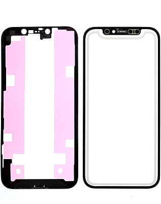 Vidrio Frontal para iPhone 12 / iPhone 12 Pro - Premium (Front Glass + Frame + Oca Pro)