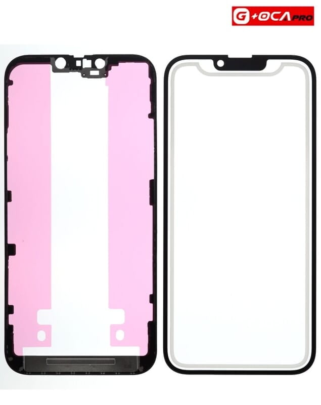 Vidrio Frontal para iPhone 14 Plus - Premium (Front Glass + Frame + Oca Pro)