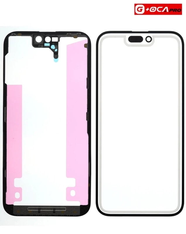Vidrio Frontal para iPhone 14 Pro Max - Premium (Front Glass + Frame + Oca Pro) Vidrio Frontal para iPhone 14 Pro Max - Premium (Front Glass + Frame + Oca Pro)