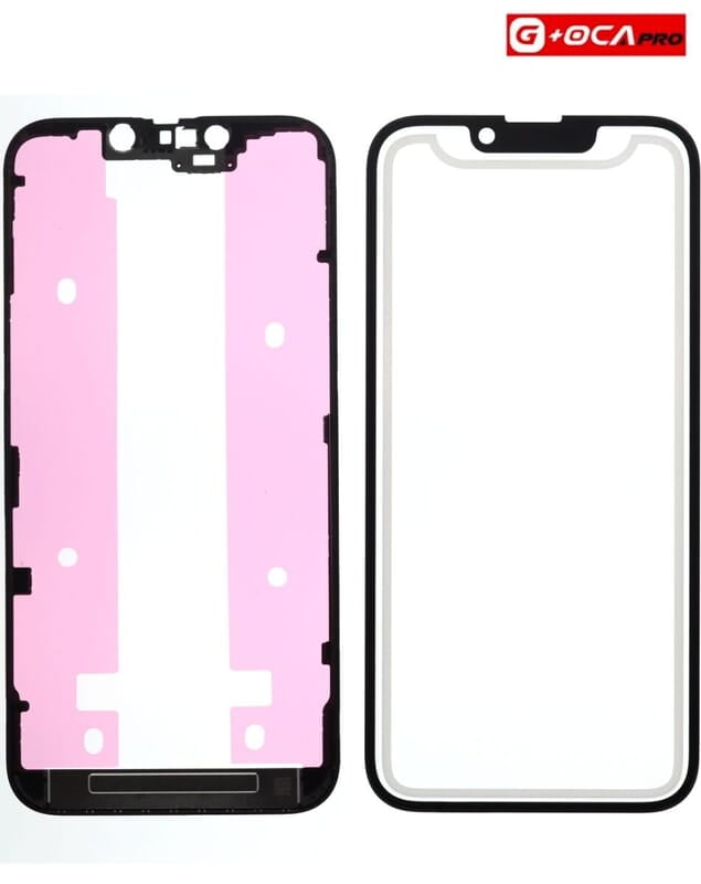 Vidrio Frontal para iPhone 14 - Premium (Front Glass + Frame + Oca Pro)