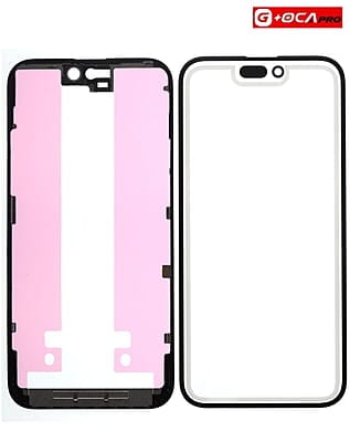 Vidrio Frontal para iPhone 15 Plus - (Front Glass + Frame + Oca Pro)