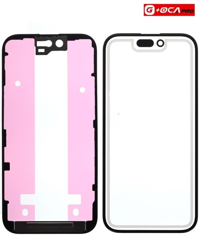 Vidrio Frontal para iPhone 15 - (Front Glass + Frame + Oca Pro) Vidrio Frontal para iPhone 15 - (Front Glass + Frame + Oca Pro)