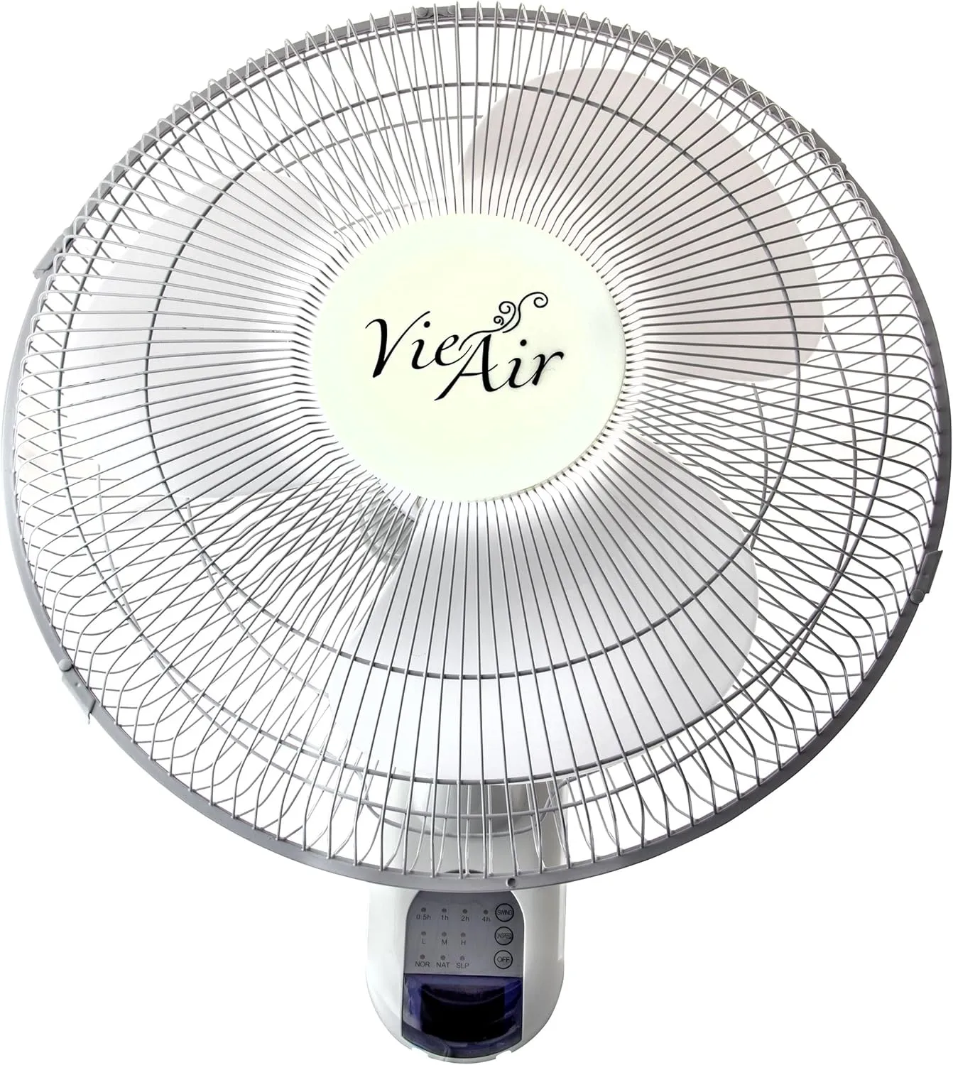 Vie Air 16" Plastic Wall Fan with Remote Control in White