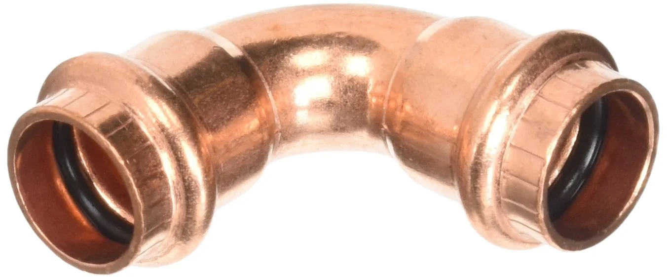 Viega ProPress 1/2" - 90° Copper Elbow - Double Press Connection - Smart Connect Technology