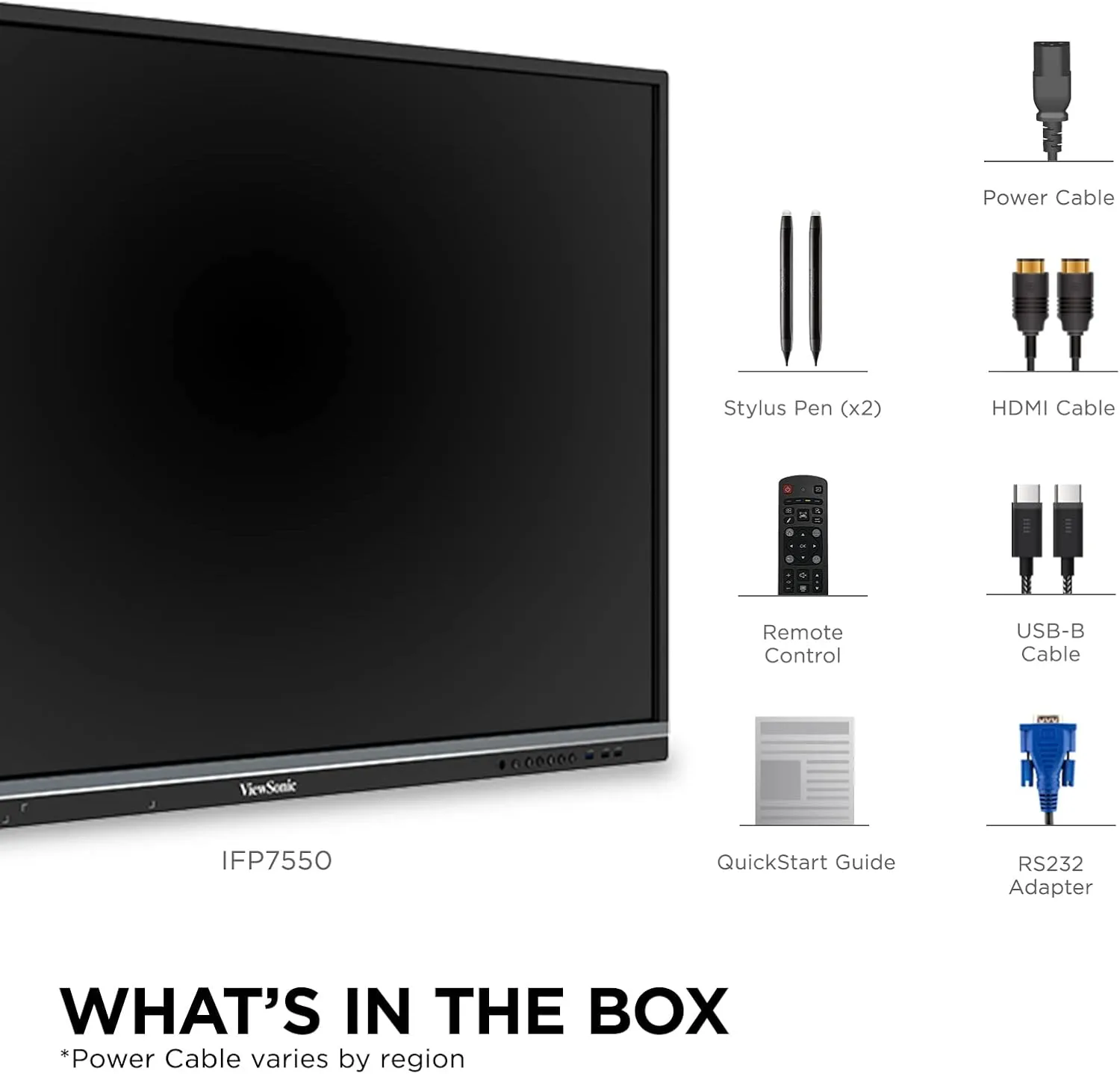VIEWSONIC ViewBoard 4K Interactive Flat Panel Display
