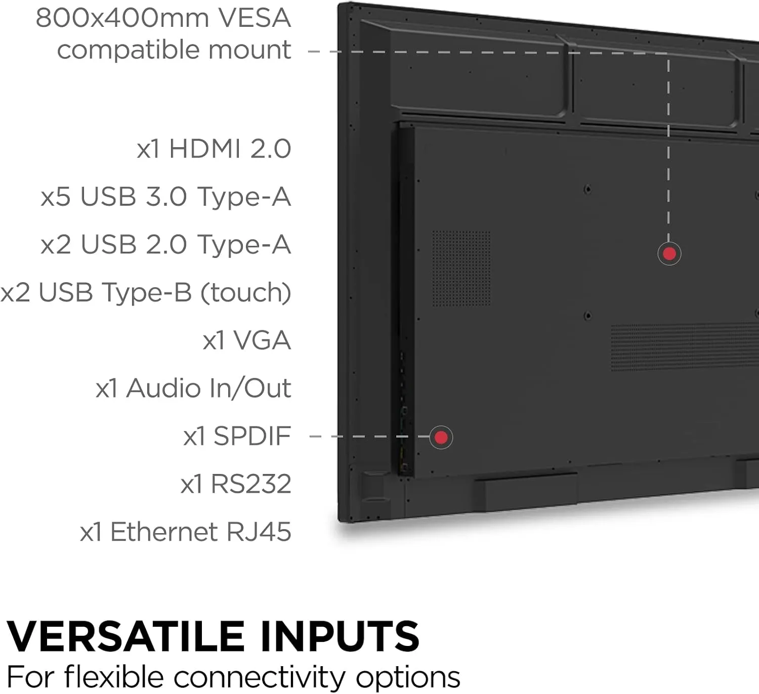 VIEWSONIC ViewBoard 4K Interactive Flat Panel Display