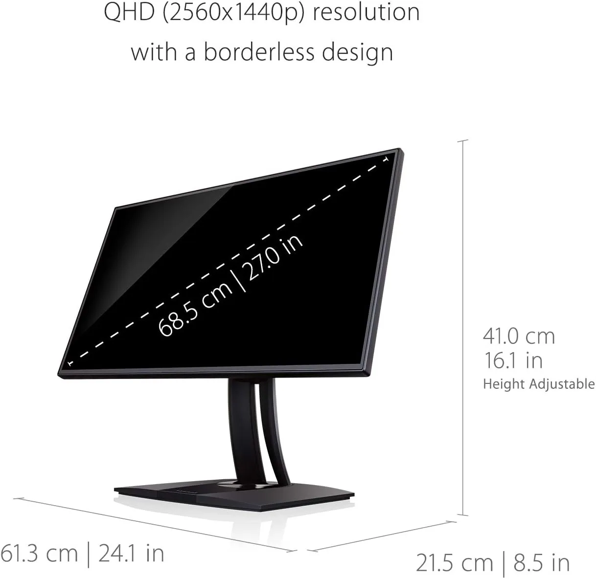 ViewSonic VP ColorPro IPS Monitor — Factory-Calibrated, USB-C