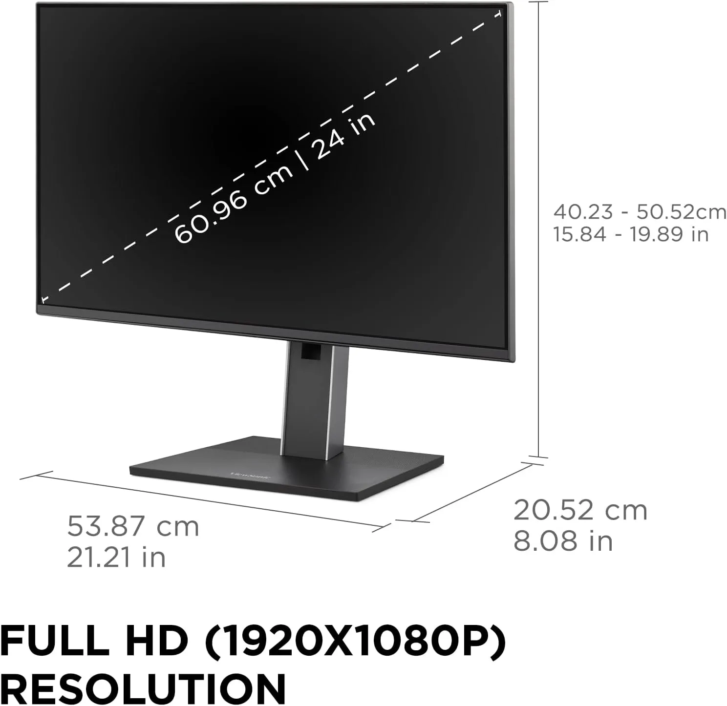 VIEWSONIC USB-C Docking Monitor with 100W, 5-Port USB Hub, HDMI & DisplayPort (Daisy Chain)