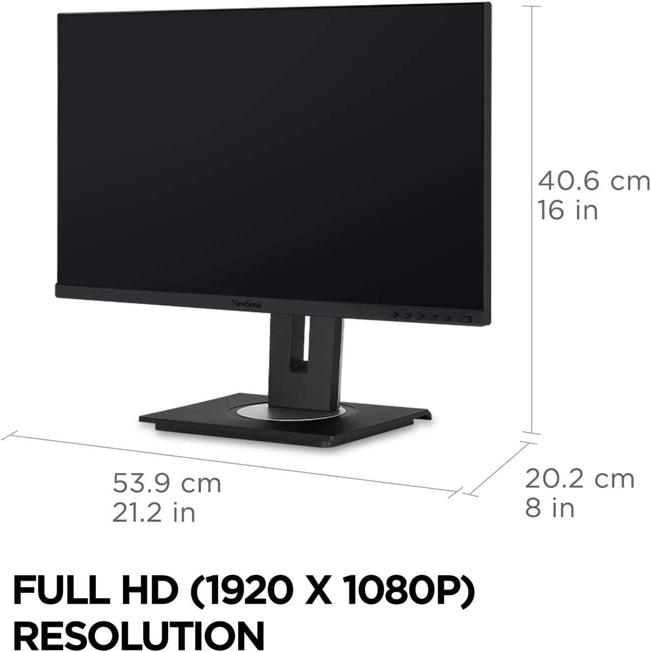 VIEWSONIC Docking Monitor with USB-C, Ethernet and Ergonomic Stand
