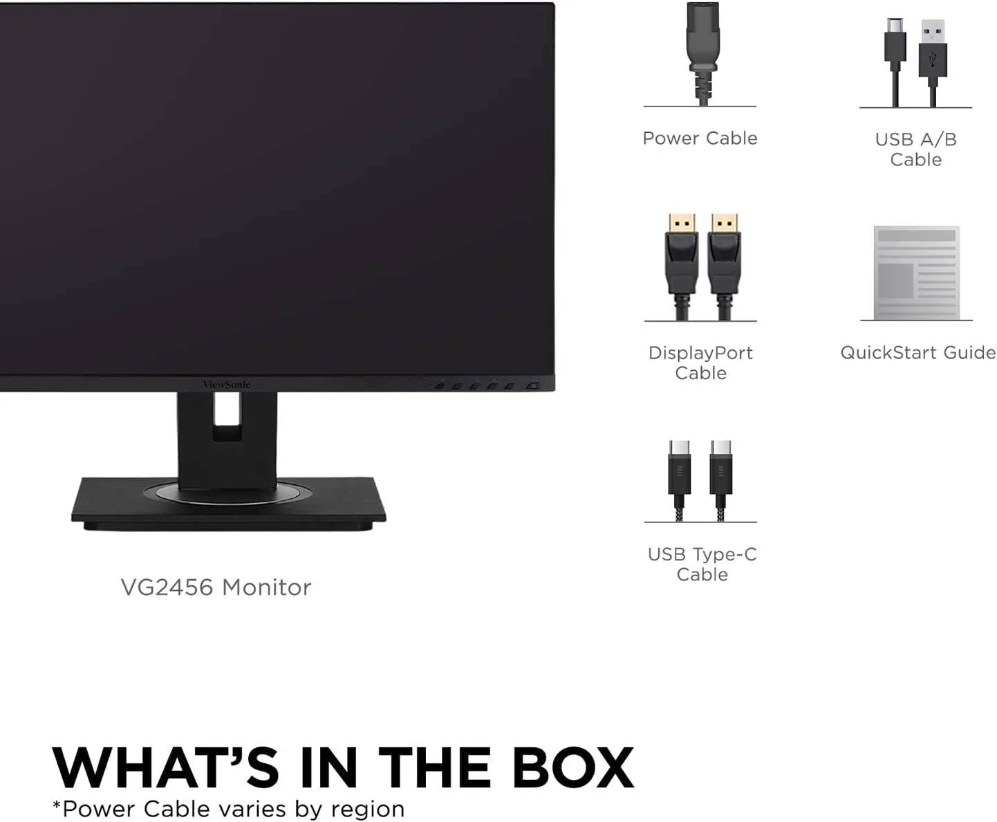 VIEWSONIC Docking Monitor with USB-C, Ethernet and Ergonomic Stand