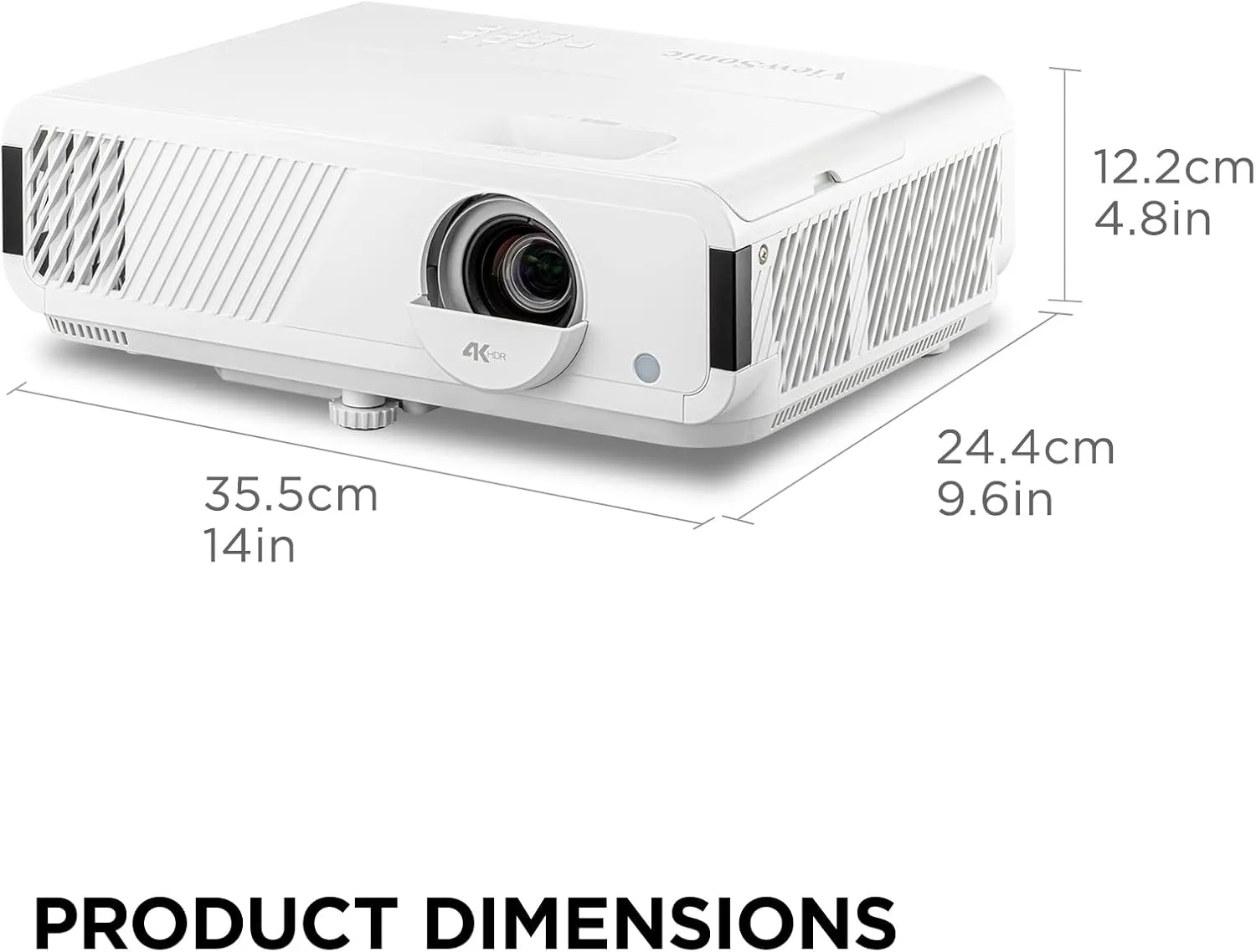 VIEWSONIC Home Theater Projector — Bright, Optical Zoom