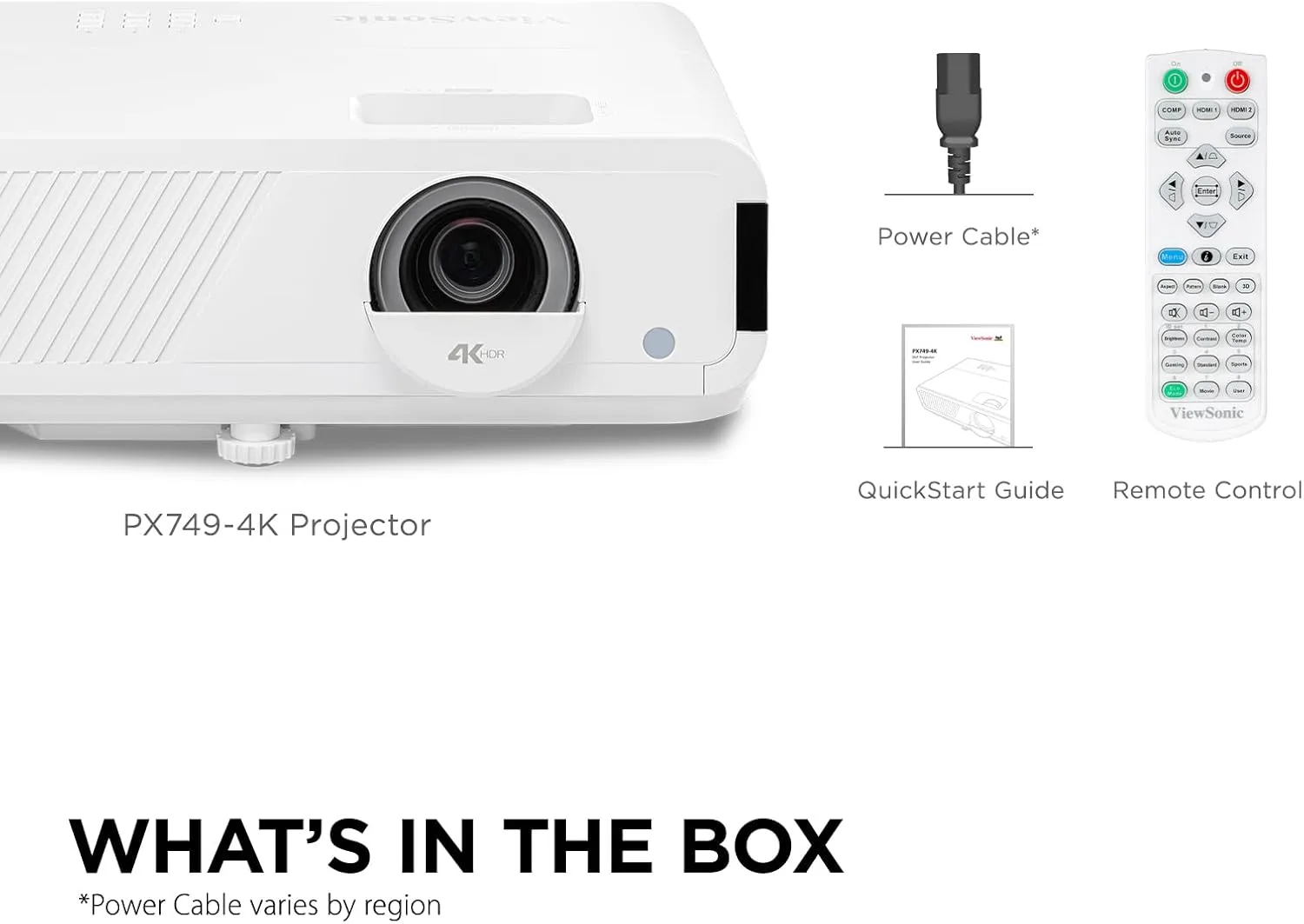 VIEWSONIC Home Theater Projector — Bright, Optical Zoom