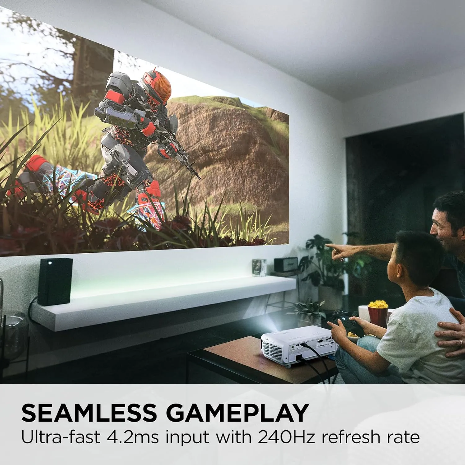 VIEWSONIC Home Theater Projector — Bright, Optical Zoom