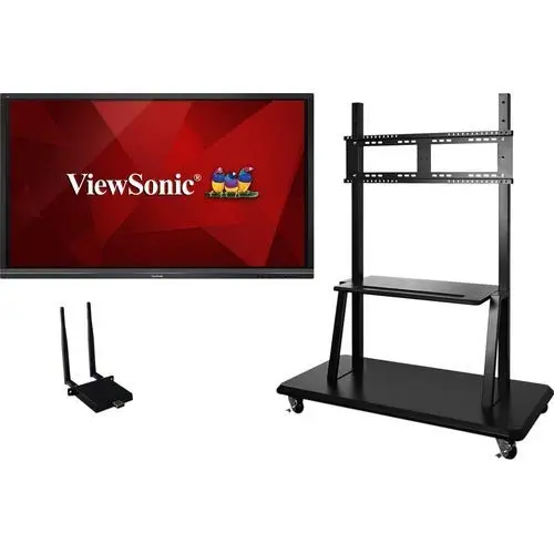IFP7550-E2-75" ViewBoard 4K Ultra HD Interactive Flat Panel Bundle