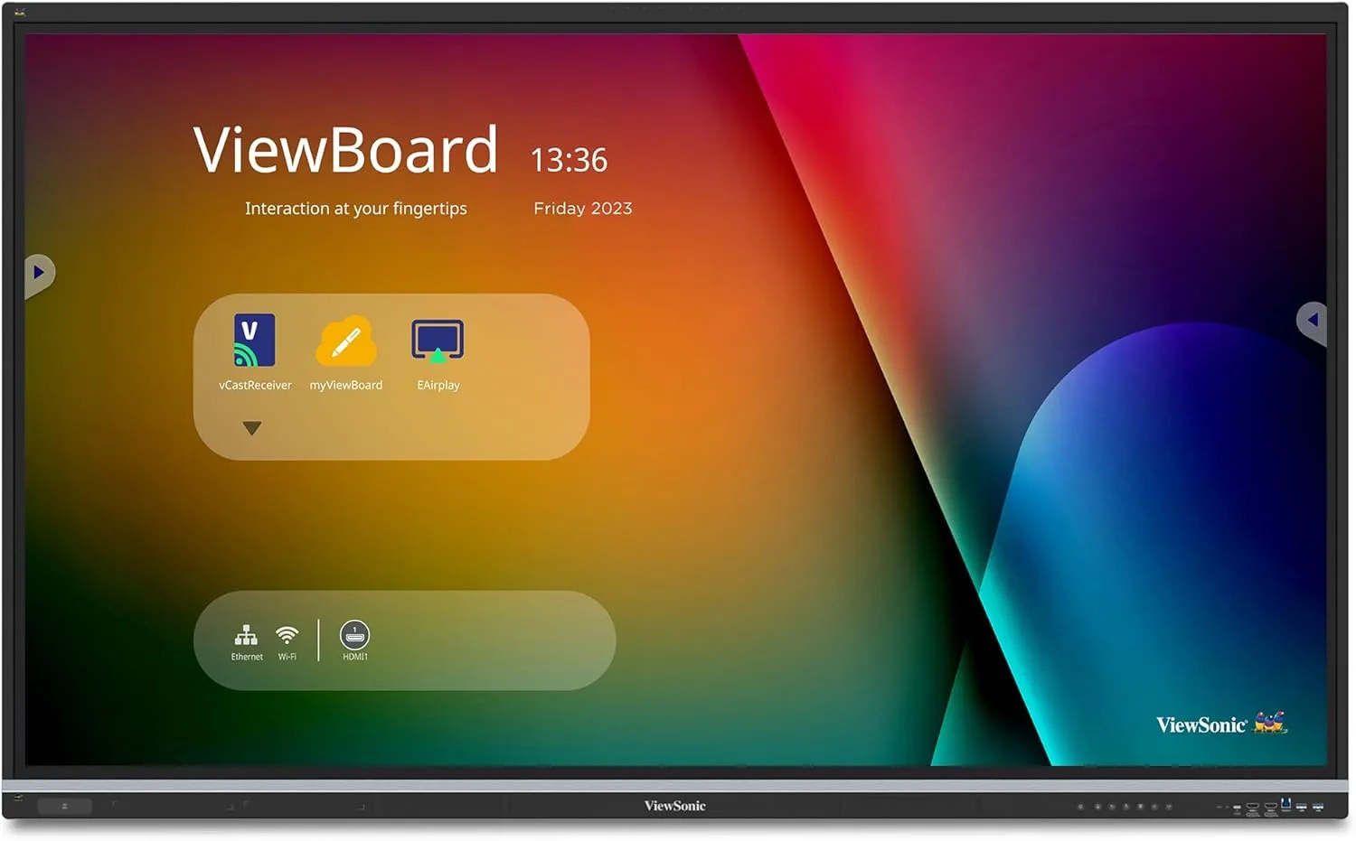 ViewSonic ViewBoard IFP Series 4K Interactive Smart Board with Android 14 EDLA and Integrated Education Software