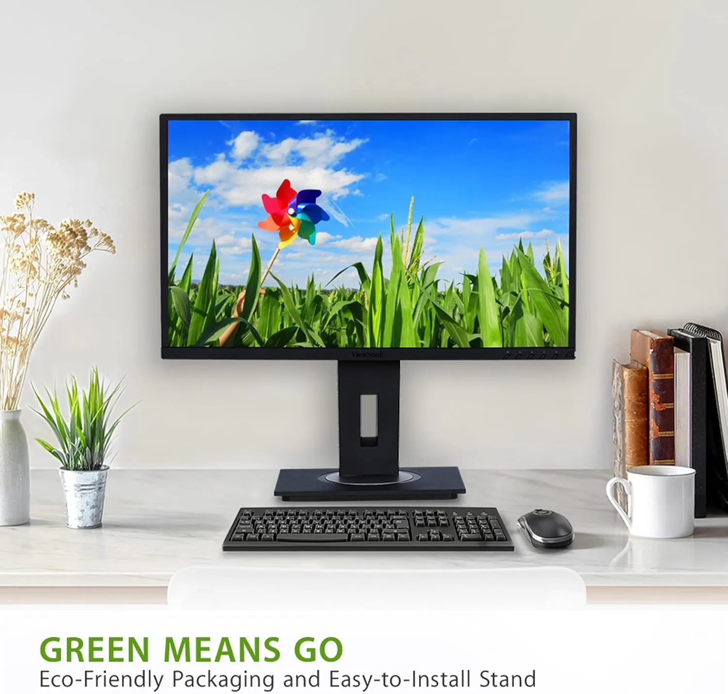 ViewSonic IPS 1080p Ergonomic Monitor with HDMI, DisplayPort, USB & VGA