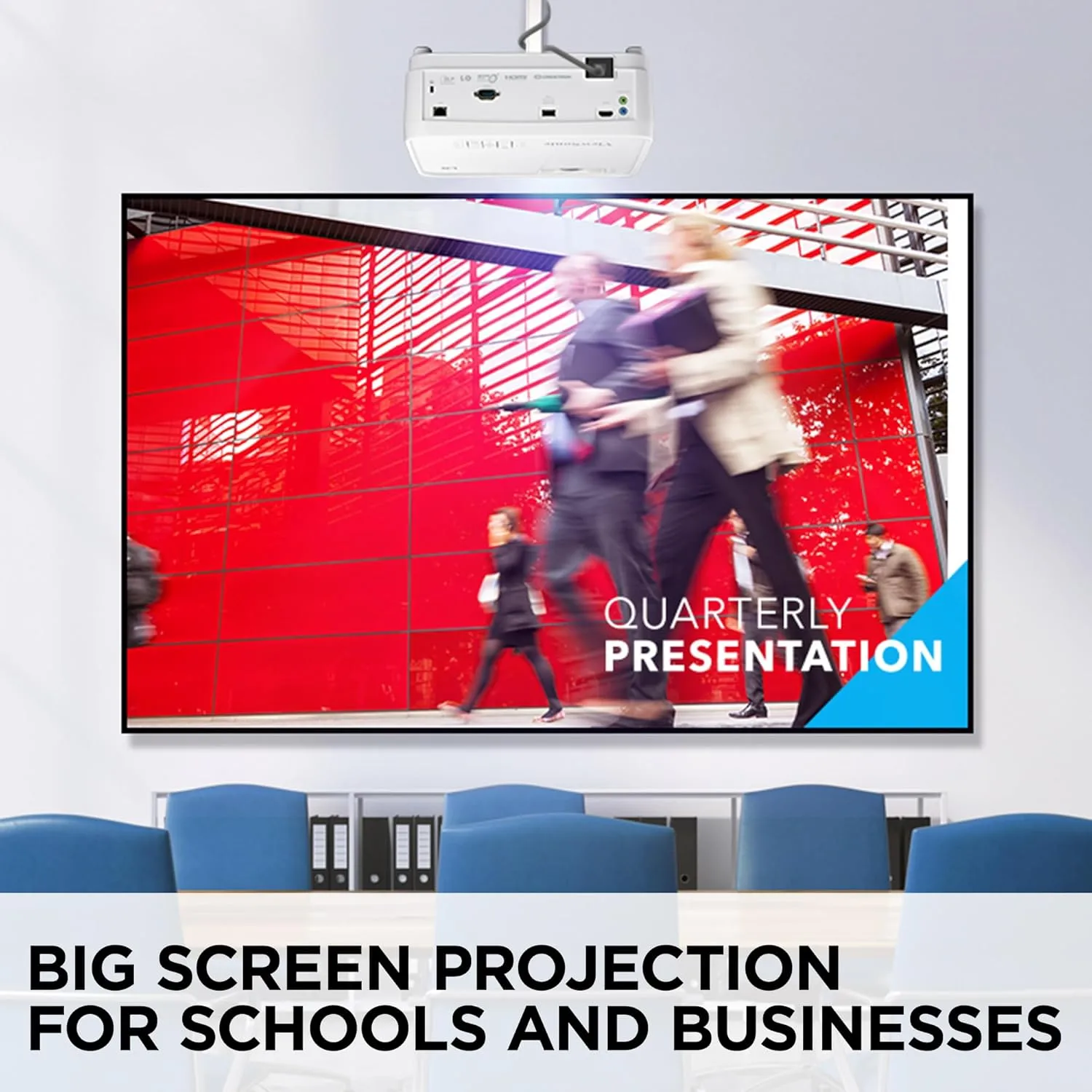 ViewSonic LS630W 4500 Lumens DLP WXGA Laser Projector with 1.3x Optical Zoom, H/V Keystone