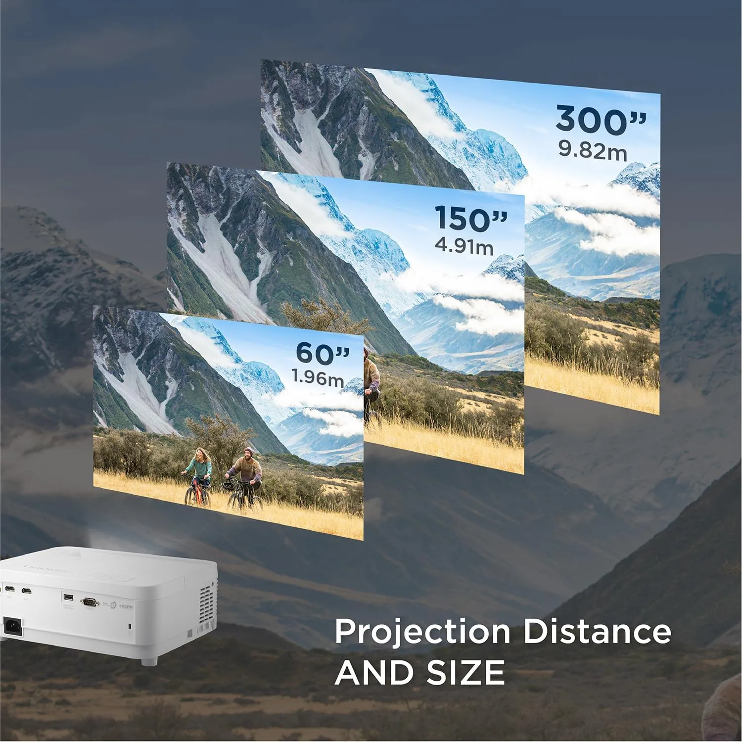 VIEWSONIC Home Theater Projector — Bright, Optical Zoom