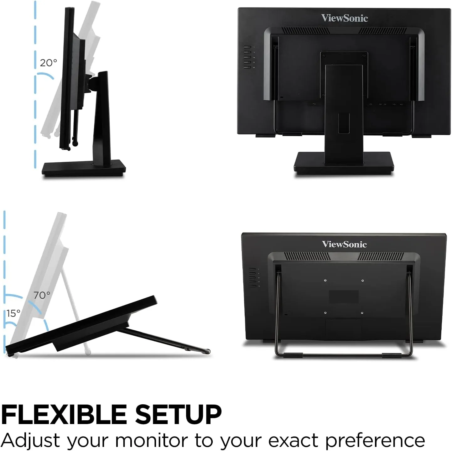 ViewSonic TD 10-Point Full HD Touchscreen Monitors