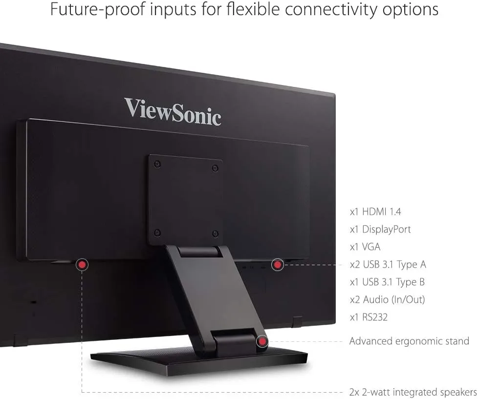 ViewSonic TD 10-Point Full HD Touchscreen Monitors