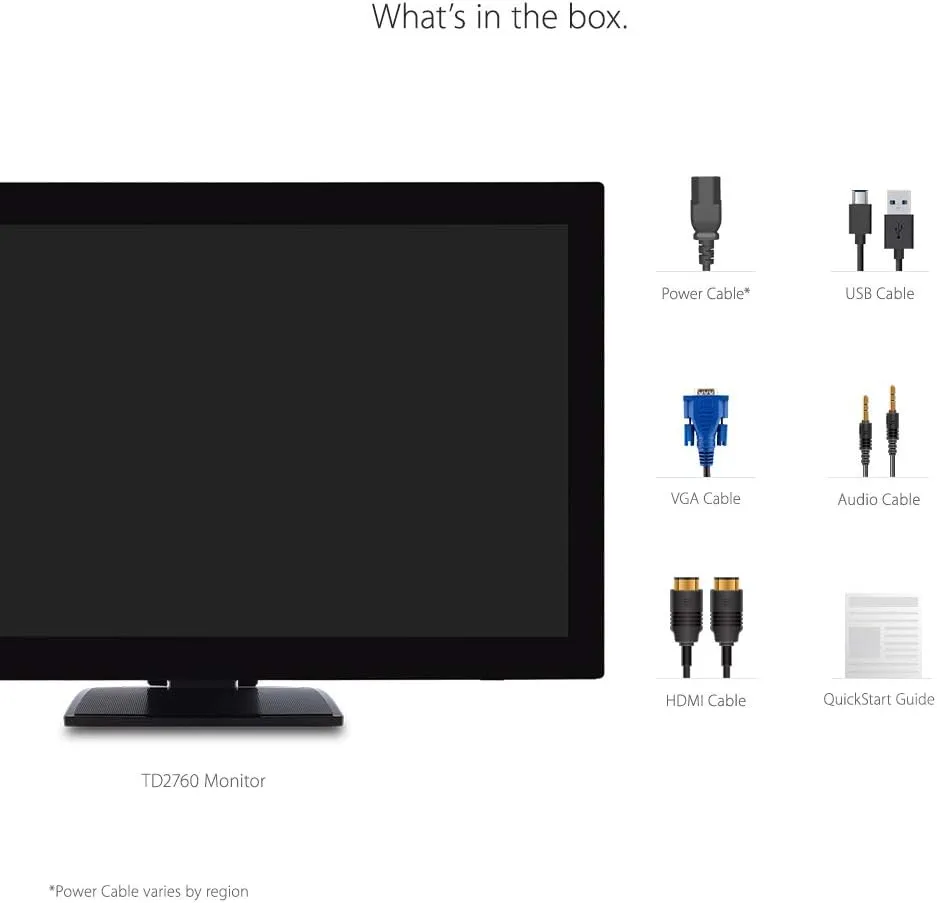 ViewSonic TD 10-Point Full HD Touchscreen Monitors
