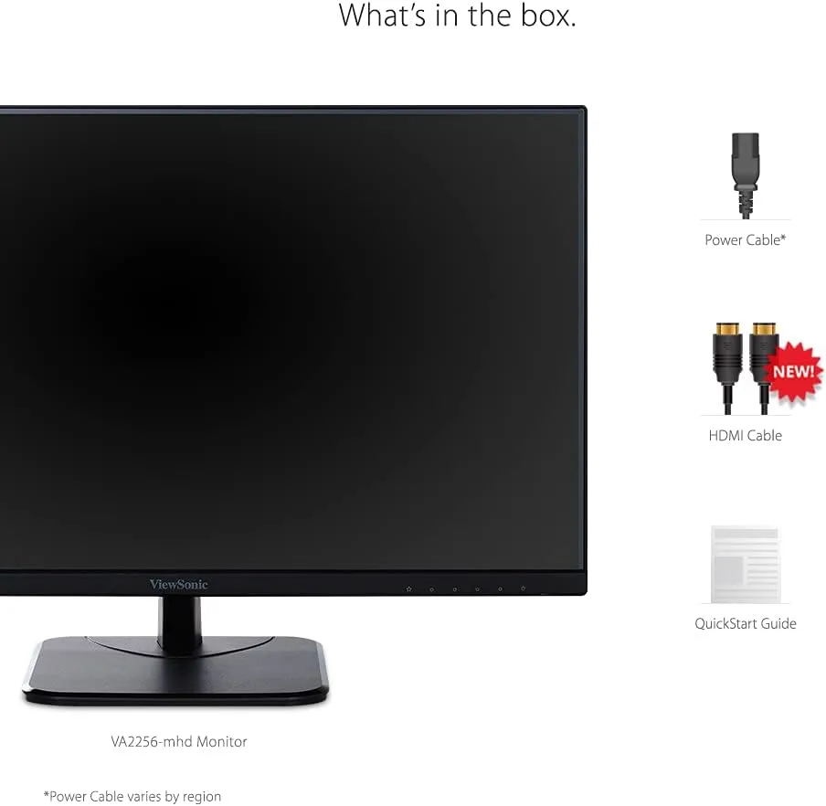 ViewSonic VA-MHD IPS Full HD Monitors with HDMI, DisplayPort & VGA