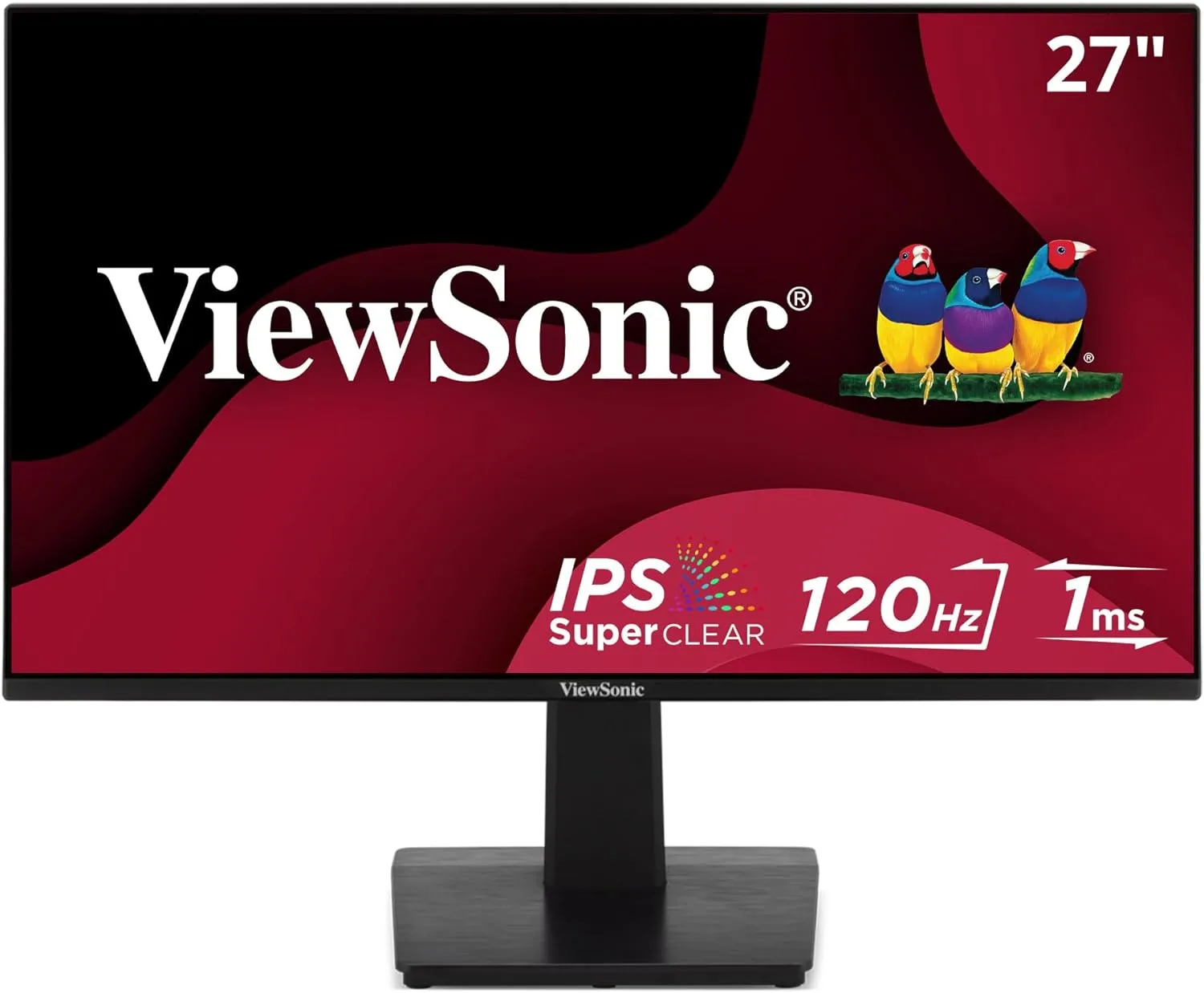Viewsonic VA2748-MH 27 Inch Full HD 1080p IPS Monitor with 120Hz, Variable Refresh Rate, Eye Care, HDMI, and VGA Inputs for Home and Office