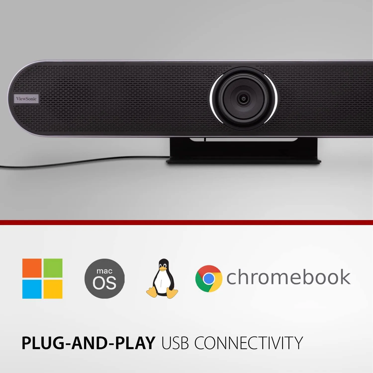 ViewSonic VB-CAM-201 Video Conferencing Camera - 8.5 Megapixel - USB 3.0