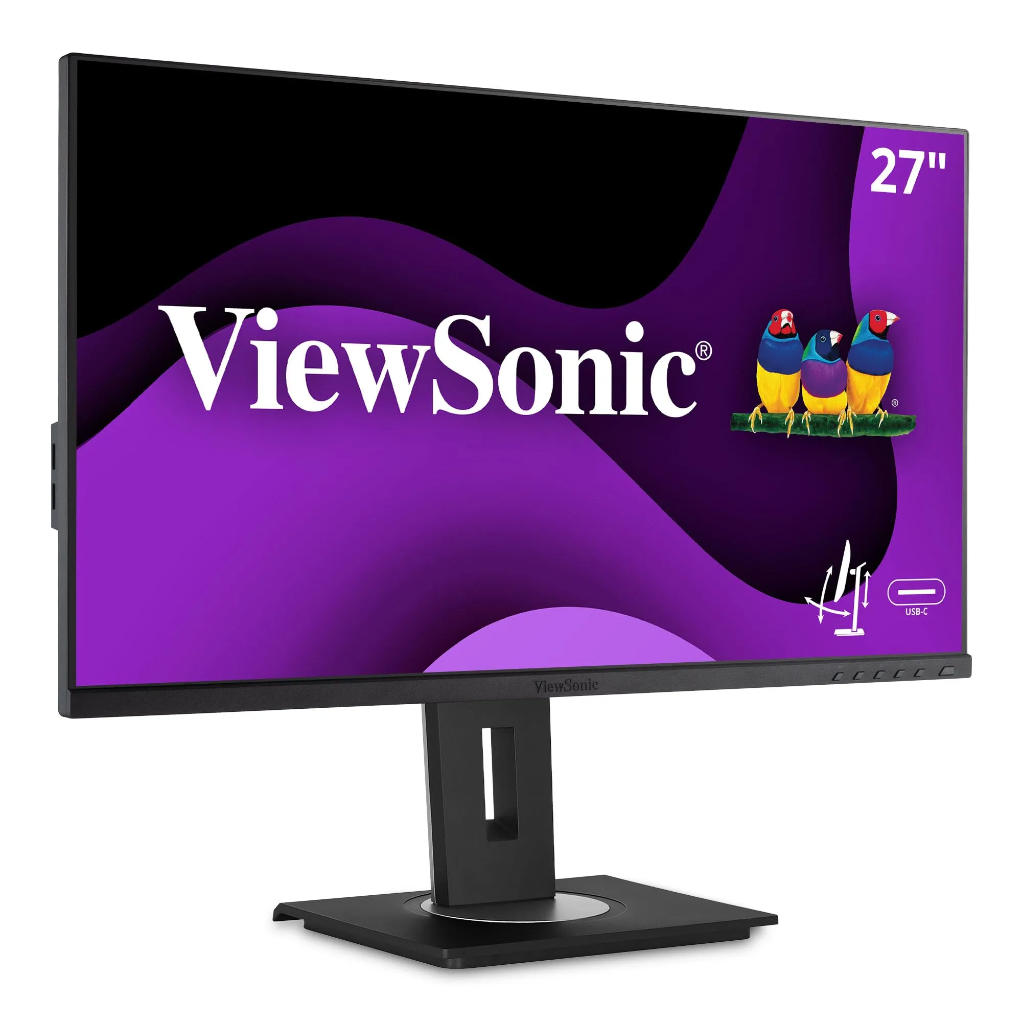 ViewSonic VG IPS Monitors with USB-C and Ergonomic Stand