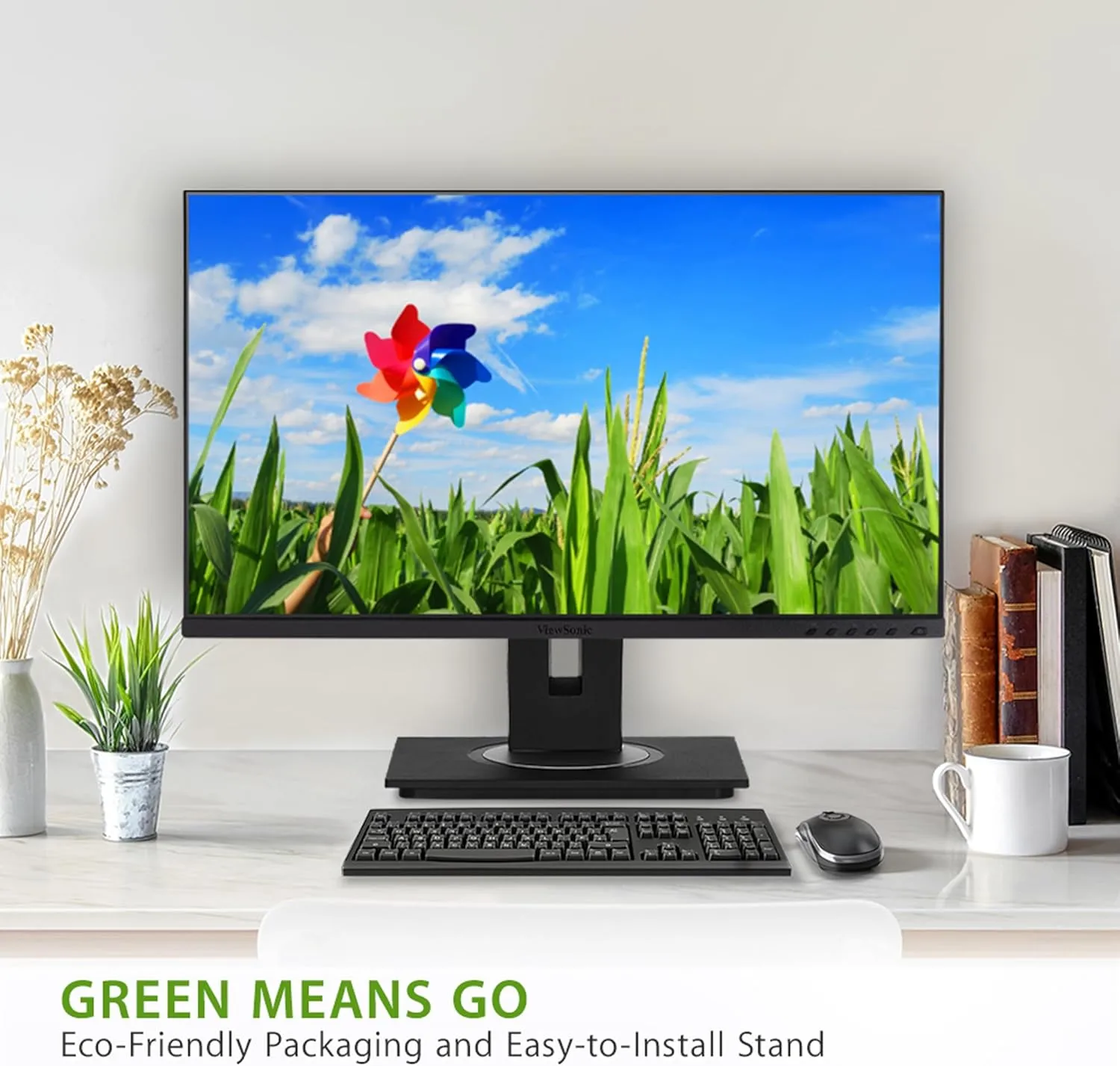 ViewSonic IPS 1080p Ergonomic Monitor with HDMI, DisplayPort, USB & VGA
