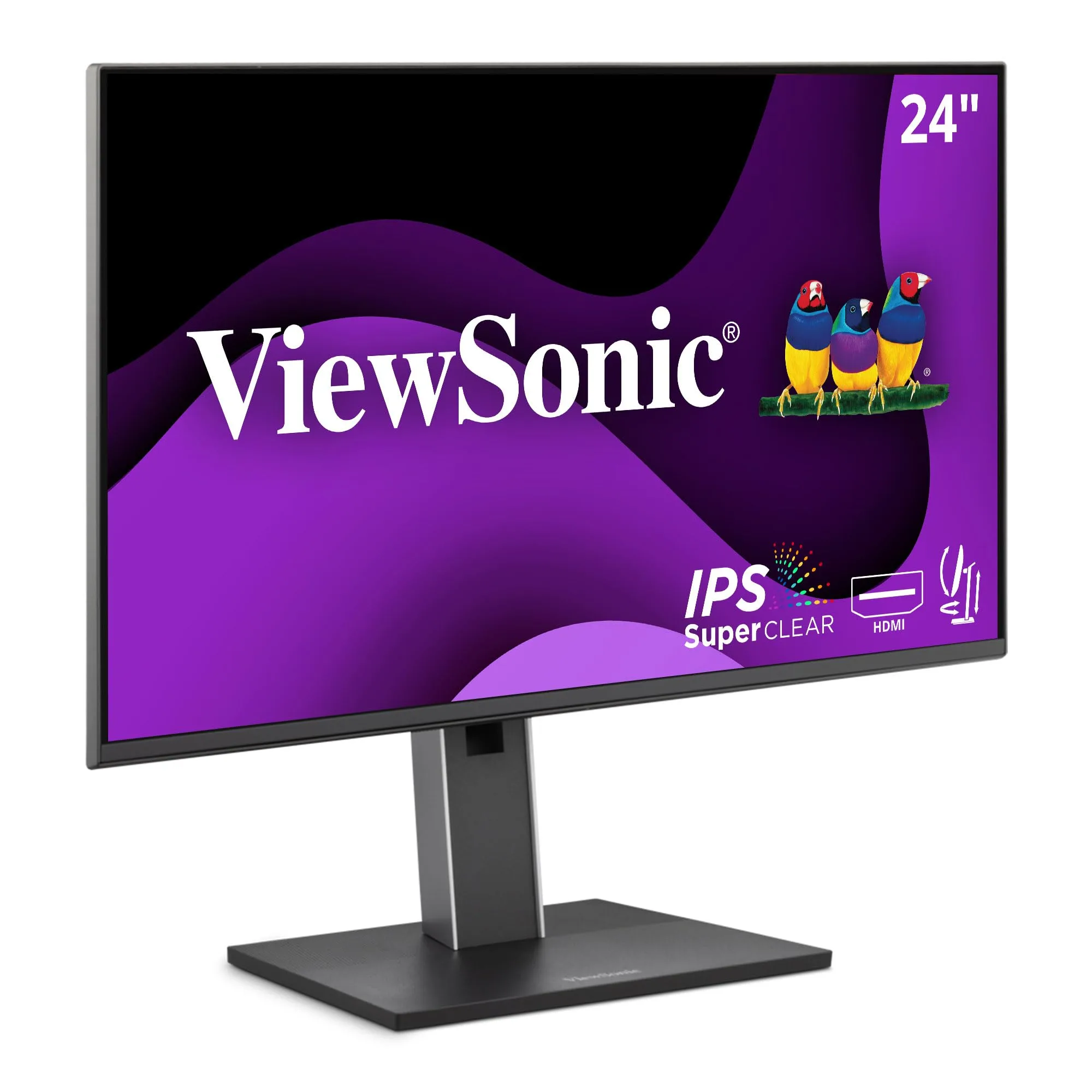 ViewSonic VG2451 24 Inch IPS 1080p Ergonomic Monitor, 100Hz, USB Hub