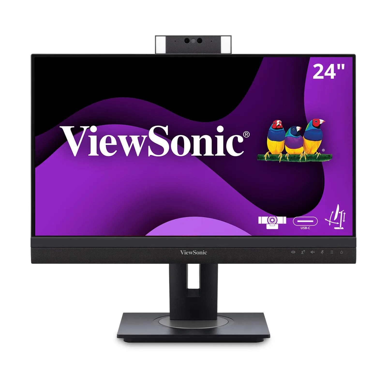 ViewSonic Video Conferencing Docking Monitor with Windows Hello Compatible IR Webcam