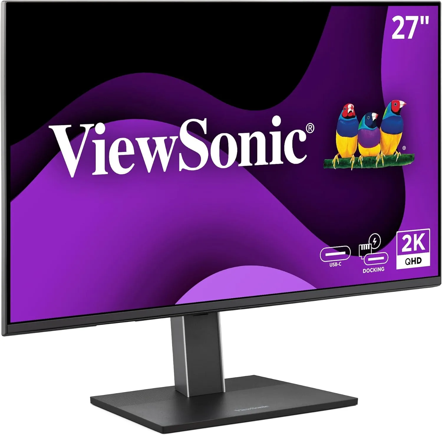 VIEWSONIC USB-C Docking Monitor with 100W, 5-Port USB Hub, HDMI & DisplayPort (Daisy Chain)