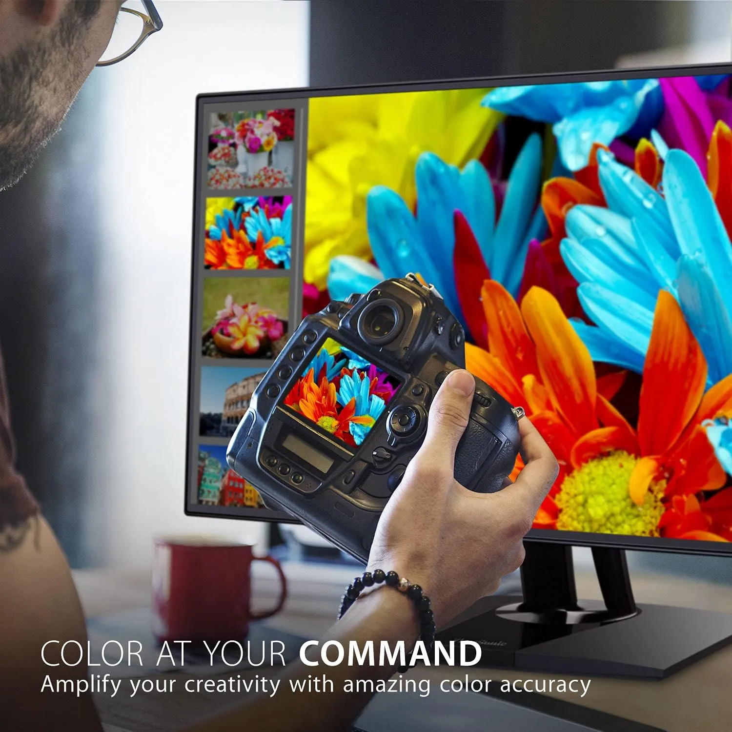 ViewSonic VP ColorPro IPS Monitor — Factory-Calibrated, USB-C